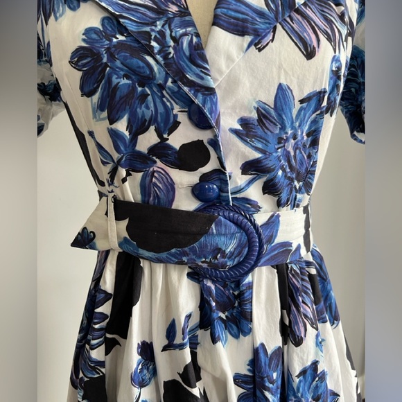 Plenty by Tracy Reese for Anthropology Floral Midi Dress - Picture 2 of 9